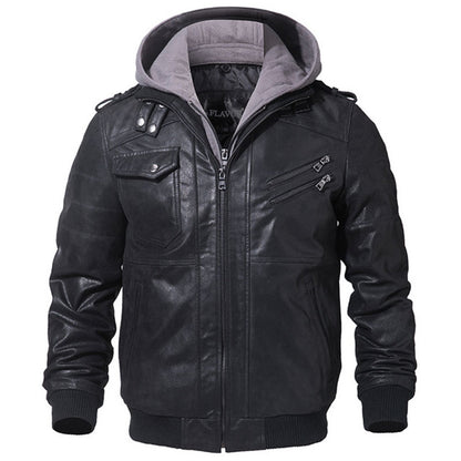 Winter Motorcycle Leather Jacket