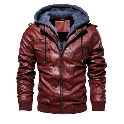 Winter Motorcycle Leather Jacket