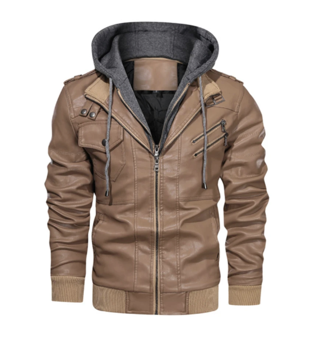 Winter Motorcycle Leather Jacket